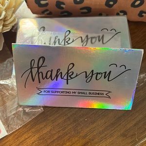 Pack of 50 Thank you Business Cards.